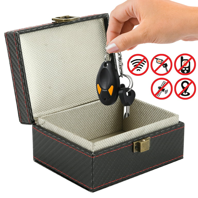 Faraday Box for Car Keys Keyless Car Key Signal Blocker Box, Anti