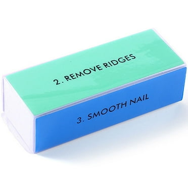 Pluokvzr Nail Buffer Professional Nail Buffer Block Reusable Nail File Buffer Polishing Block 4 Way Shine File Polish Nail Manicure Tool for Shiny Nails Manicure & Pedicure
