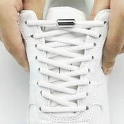 Fznkrag No Tie Shoe Laces Adult Kids Elastic Trainer Laces Lazy Easy Shoelaces Runners