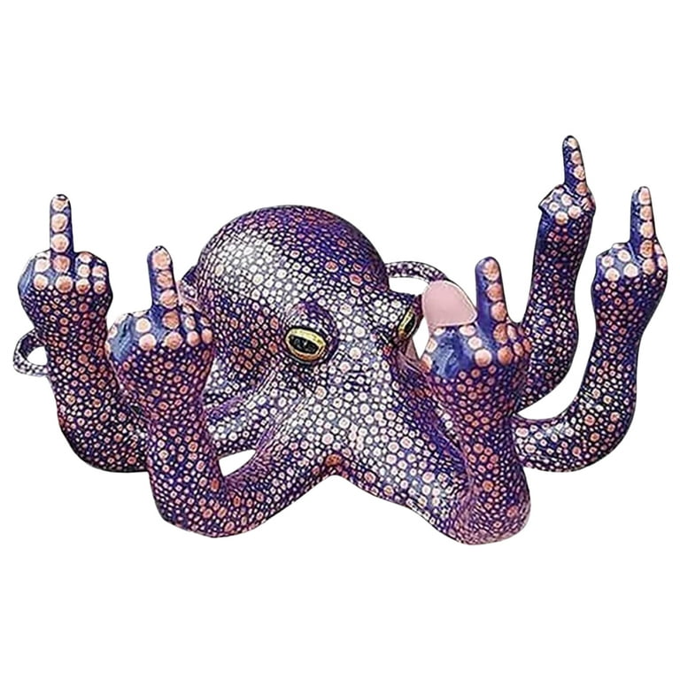 Pluokvzr Resin Octopus Statue, Realistic Garden, Patio, Lawn
