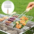thumbnail image 1 of Fznkrag Portable Fish Grill Basket, BBQ Grilling Basket for Outdoor Grill, Rustproof Iron Grill Accessories, Heavy Duty Shrimp Grill Baskets, BBQ Tool for Steak, 1 of 7