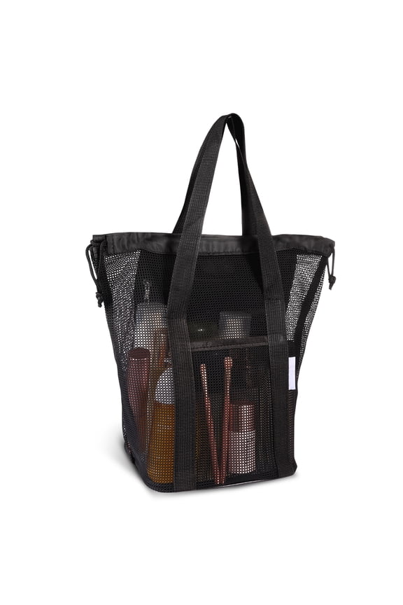 Portable Mesh Shower Bag Quick Dry Large Capacity Shower Caddy Bag With Multi Pocket for Travel Gym Camping Beach