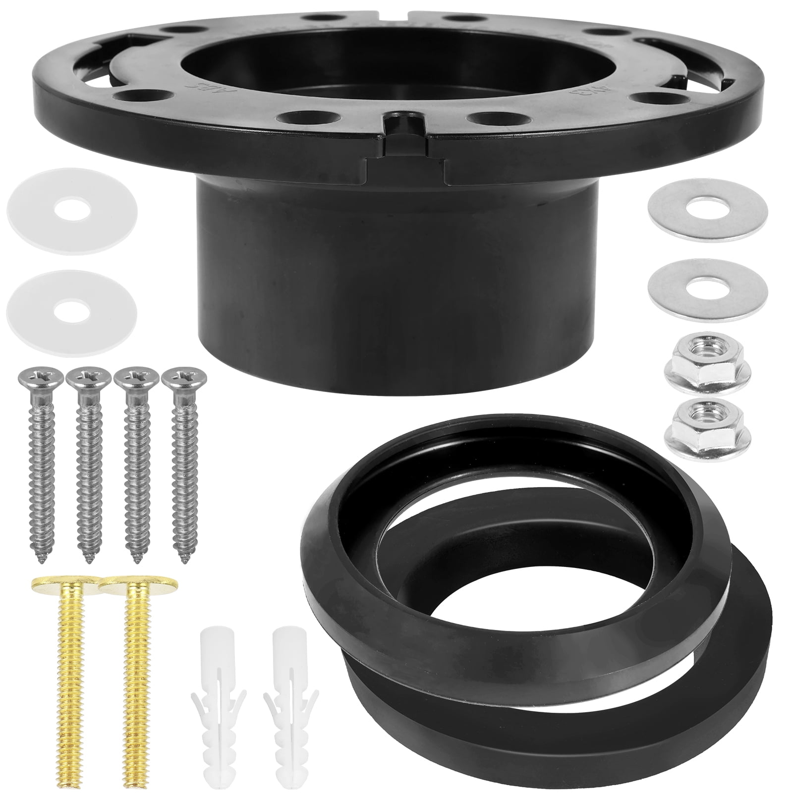 Pluokvzr RV Toilet Seal Kit 385345892 RV Toilet Flange Kit Durable RV