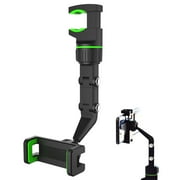 Fznkrag Rearview Mirror Phone Holder 360° Rotating Phone Holder Mount Uniersal Mirror Phone Holder