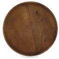 thumbnail image 1 of Pluokvzr Round Wood Plates 10inch/8inch Acacia Wood Dinner Plates Lightweight Serving Dishes Unbreakable Charger Plates Multipurpose Wood Serving Plates for Snack Dessert Housewarming Christmas Gift, 1 of 9