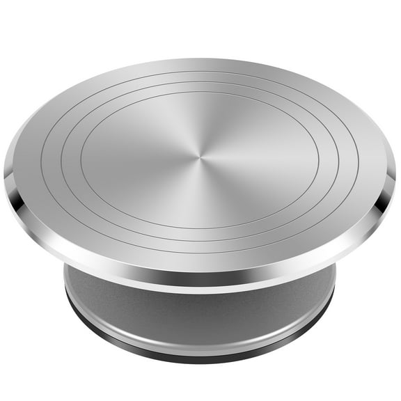 Pluokvzr Sculpting Pottery Wheel 10inch Heavy Duty Pottery Banding Wheel Cast Metal Sculptor Turntable with Ball Bearings Non-slip Model-Making Turntable for Ceramics Pottery Model-Making