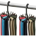 thumbnail image 1 of Tzgsonp Spinning Tie Rack and Belt Hanger (2 Pack) Ultimate Hanger Holder Hook for Storing Neck Ties, Belts, and Scarves, 1 of 11