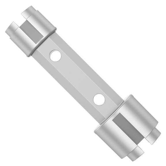 Pluokvzr Tub Drain Remover Easy to Install Solid Aluminum Alloy Wrench Creative Tub Drain Remover Wrench Versatile Drain Wrench Aluminum Alloy Wrench Tool for Bathroom