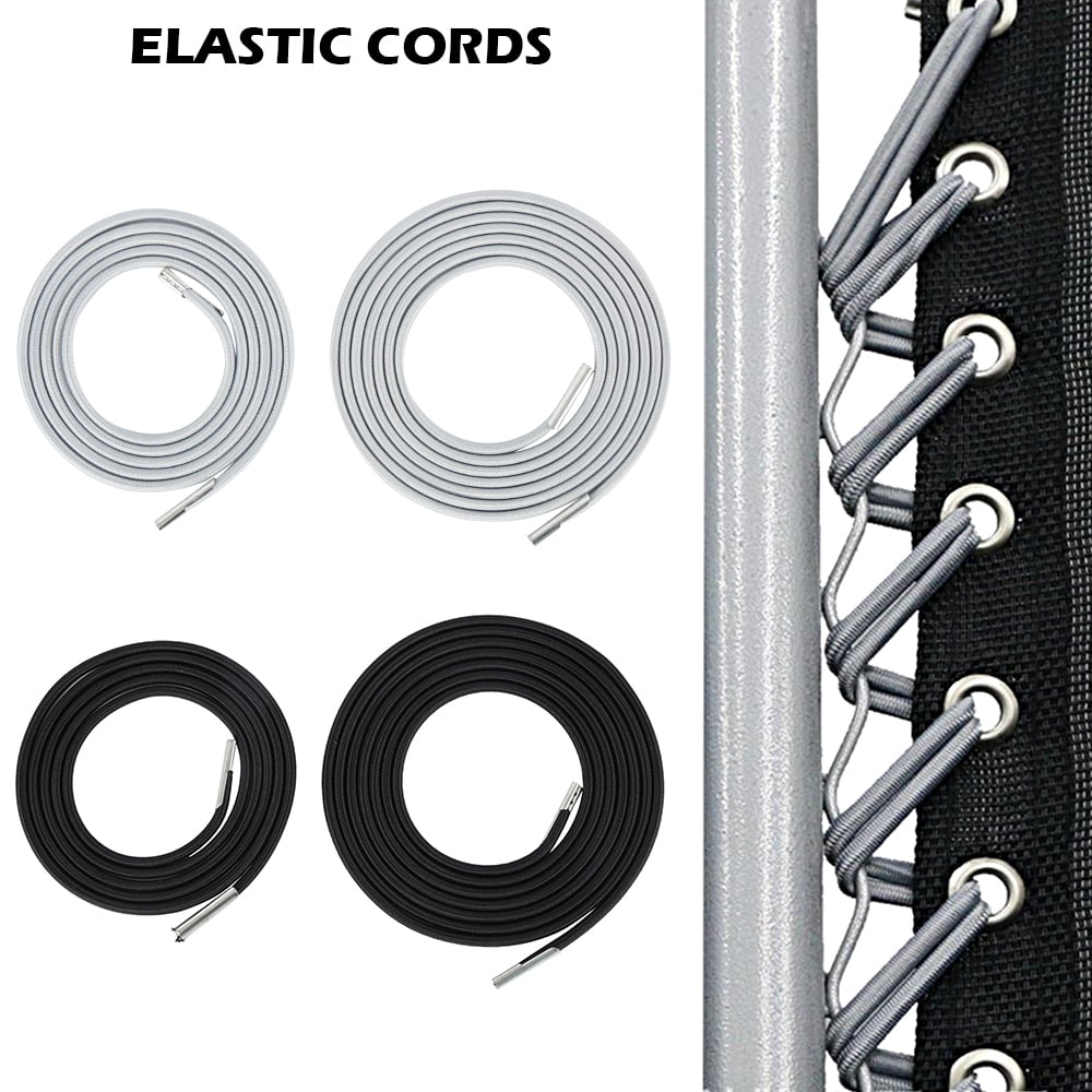 4PCS Extra Long Repair Cord For Zero Gravity Chair, COITEK Replacement Elastic Cords Repair Tool Kit For Repairing Zero Gravity Chair, Recliners (Silver