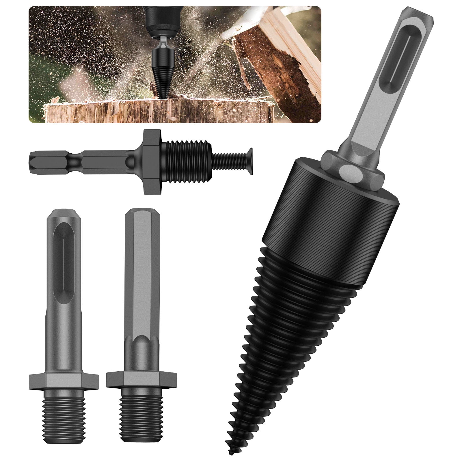 Drill Bit To Split Wood