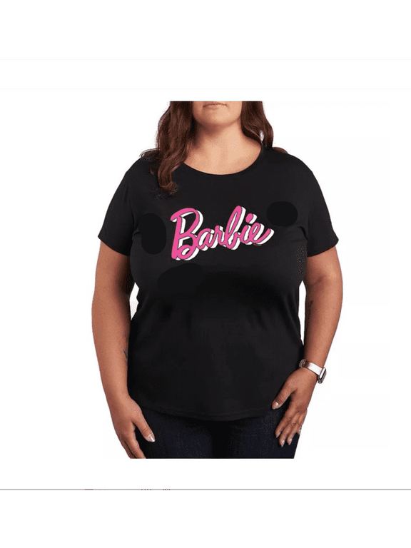 Plus Barbie Sketch Logo Graphic Tee 2X PLUS