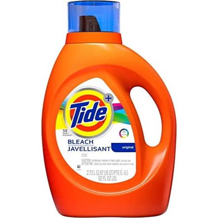 Plus Bleach Alternative Safe On Colors Liquid Laundry Detergent, Original Scent, (59 Loads) 2.72 L