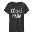 thumbnail image 1 of Instant Message - Blessed Nana - Women's Short Sleeve Graphic T-Shirt, 1 of 5