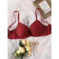 thumbnail image 1 of Plus Bow Rhinestone Detail Push Up Bra, 1 of 4