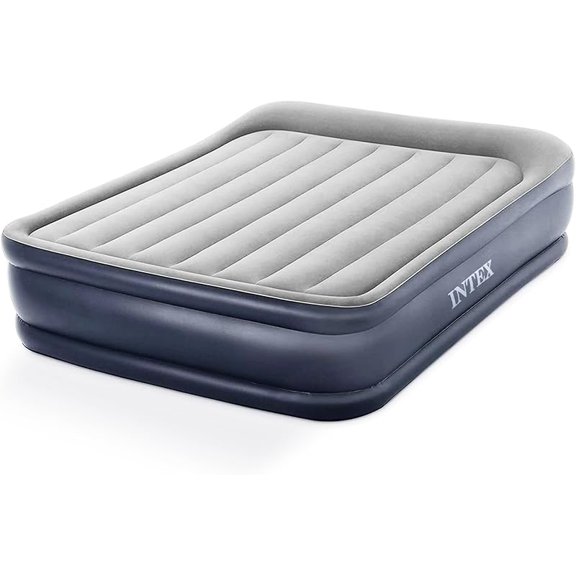 Plus Deluxe Pillow: Fiber-Tech – Twin Size – Built-in Electric Pump – 16.5in Bed Height – 300lb Weight Capacity