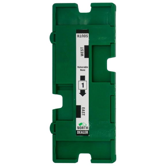 Plus Duplicate Boards for Bridge - Set of 32 - Green