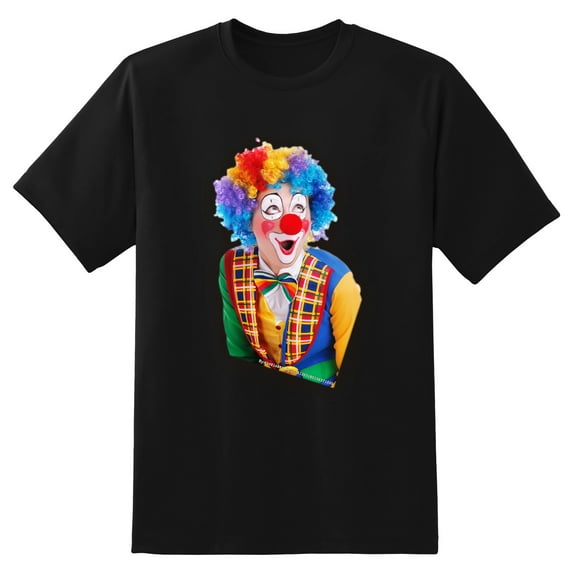 Plus Loose Men's T-Shirt TopClown (4) Graphic Tees Crew Neck Short Sleeves Casual Summer Sports Best Oversize Tee XS-5XL