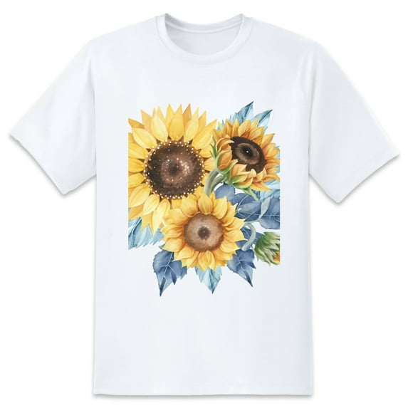 Plus Loose Men's T-Shirt TopFlowers (8) Graphic Tees Crew Neck Short Sleeves Casual Summer Sports Best Oversize Tee XS-5XL