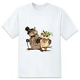 thumbnail image 1 of Plus Loose Men's T-Shirt TopOwl (2) Graphic Tees Crew Neck Short Sleeves Casual Summer Sports Best Oversize Tee XS-5XL, 1 of 5
