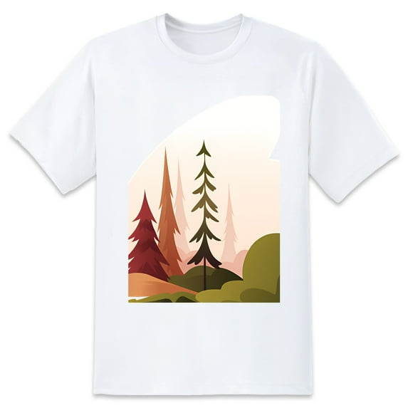 Plus Loose Men's T-Shirt TopTree Graphic Tees Crew Neck Short Sleeves Casual Summer Sports Best Oversize Tee XS-5XL