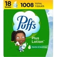 thumbnail image 1 of Plus Lotion Facial Tissue, 18 Cubes, 56 Tissues Per Box, 1 of 4