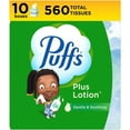 thumbnail image 1 of Plus Lotion Facial Tissues, 10 Cubes, 56 Tissues Per Box, 1 of 4