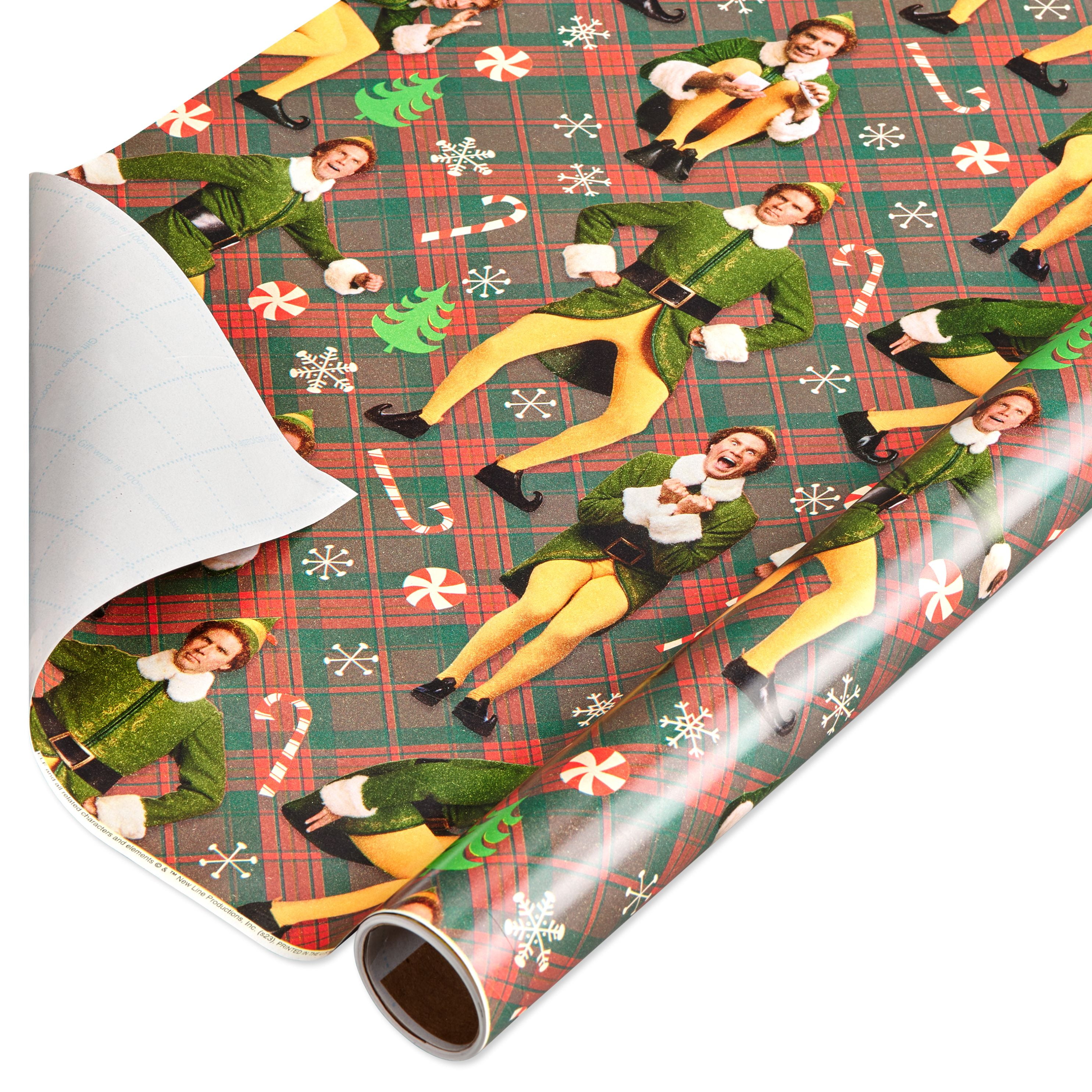 Elf Christmas Wrapping Paper 
