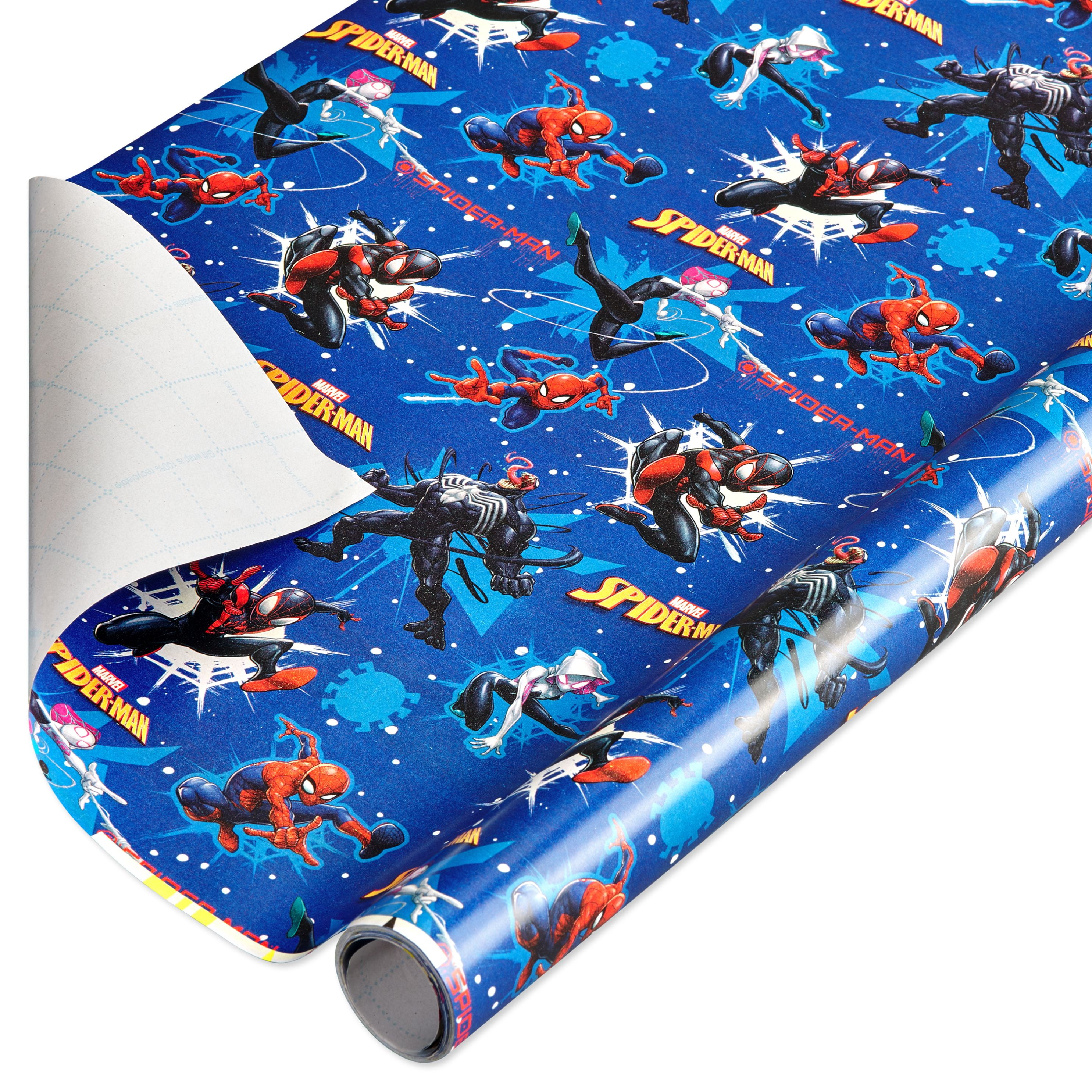 Spiderman Christmas Wrapping Paper 