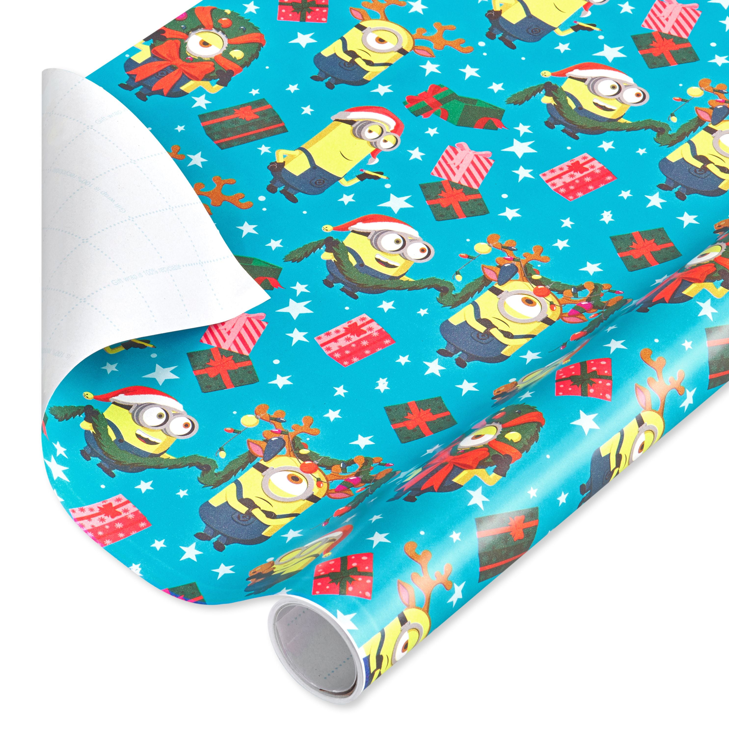 Minion Christmas Wrapping Paper 