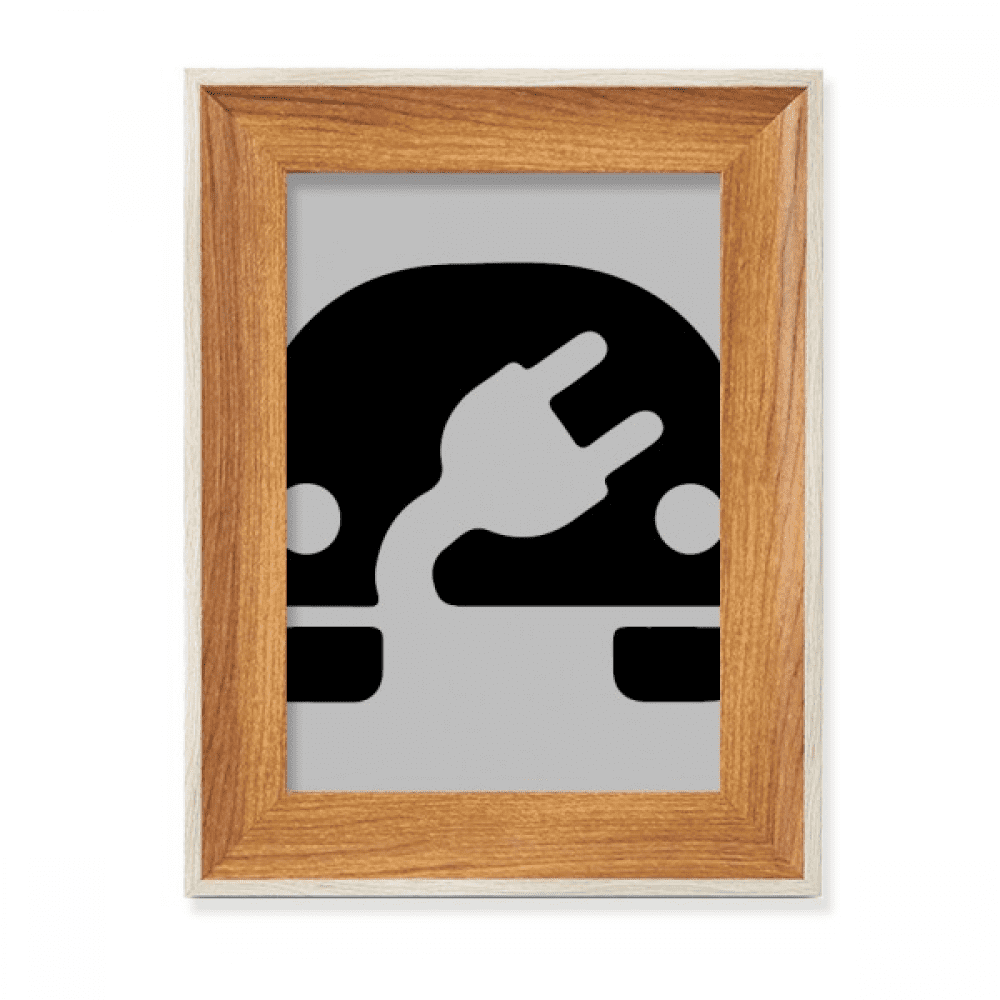 Plus Minus Sign Energy Vehicles Protect Environment Desktop Wooden ...