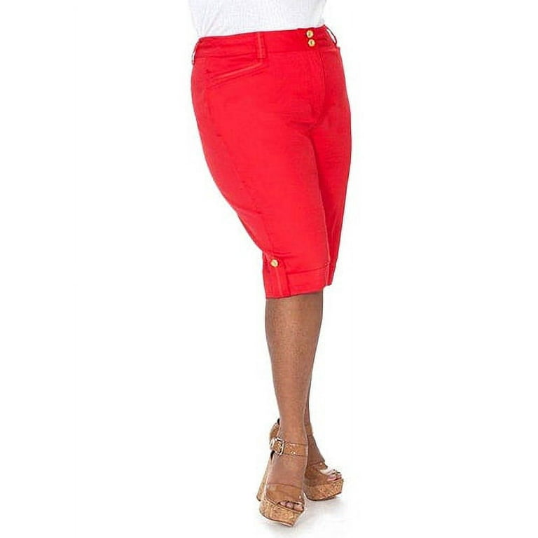 Colored denim capris hot sale