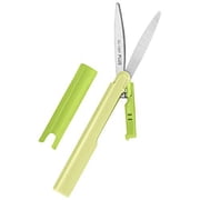 Plus Pen Style Compact TSA Twiggy Scissors with Cover Green