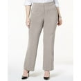 thumbnail image 1 of Plus & Petite Plus Size Tummy Control Curvy-Fit Pants Stonewall 14W, 1 of 1
