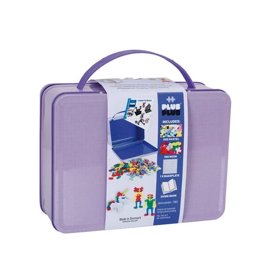 Plus-Plus - 7003 | Suitcase Pastel Metal - 600 PC