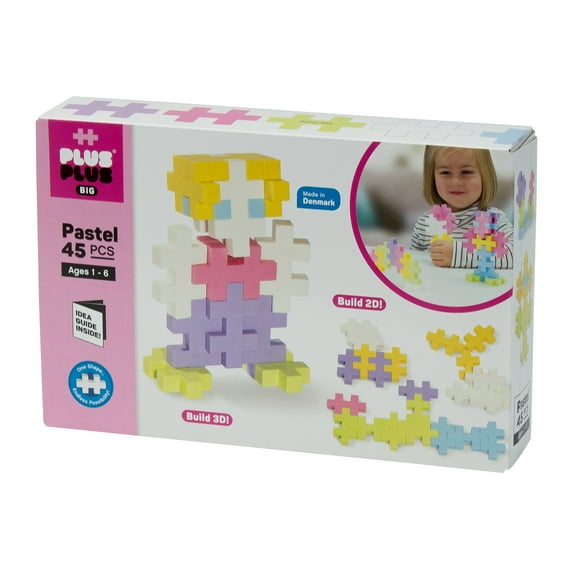 Plus-Plus - BIG 45 Piece Pastel Assortment Building Set
