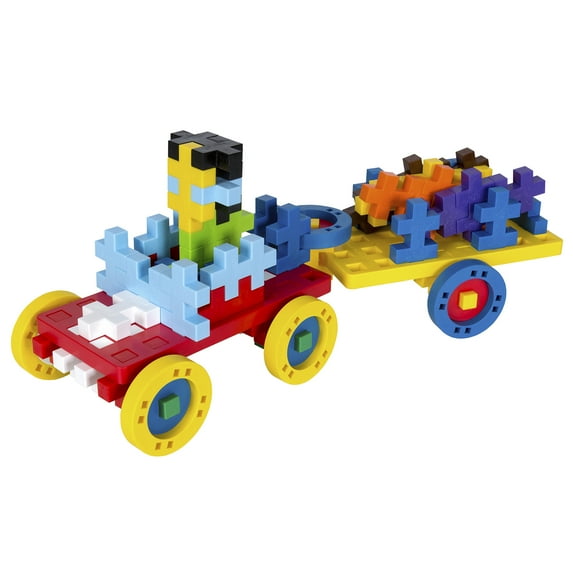 Plus-Plus BIG - Make & GO! 70 pc Various Vehicle Building Set, STEM Toy, Ages 5+