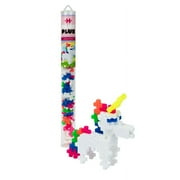 Plus-Plus - Instructed Play Building Set Mini Maker - 70 pc Unicorn Tube - Construction Building STEM | STEAM Toy, Interlocking Mini Puzzle Blocks for Kids