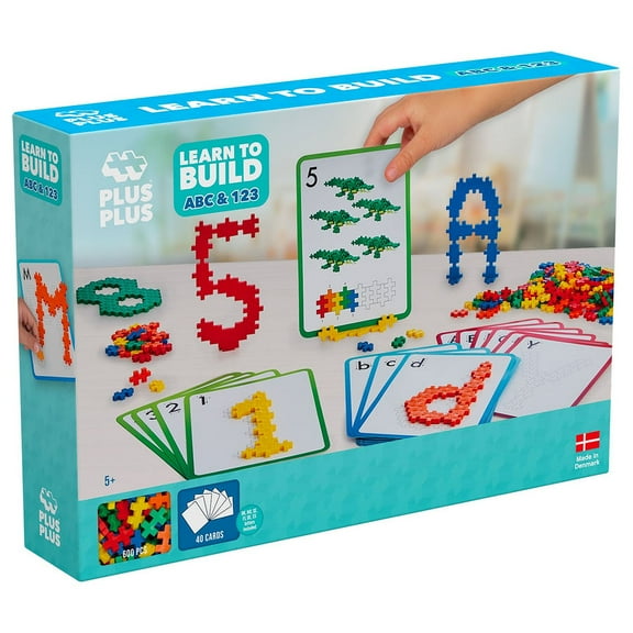 Plus-Plus - Learn To Build - Abc & 123 - 500Pc