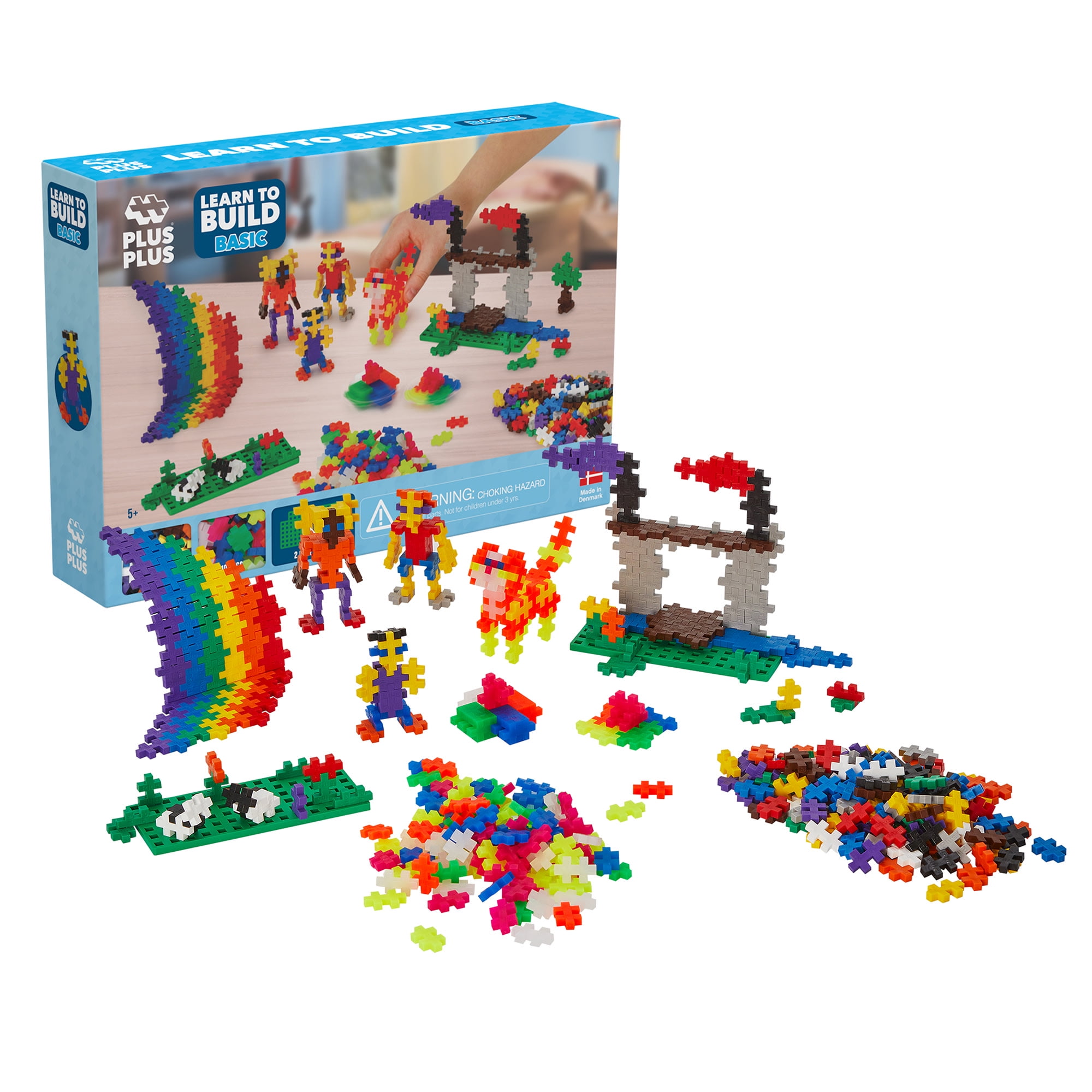 Plus-Plus STEAM Builders Set: Learn to Build, Basic Color Plus-Plus STEAM Builders Set: Learn to Build, Basic Color