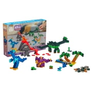 Plus-Plus Learn to Build - Dinosaurs - 400 Piece Set - 2D & 3D Dino Construction Building STEM Toy, Interlocking Mini Puzzle Blocks, Kids Ages 5+