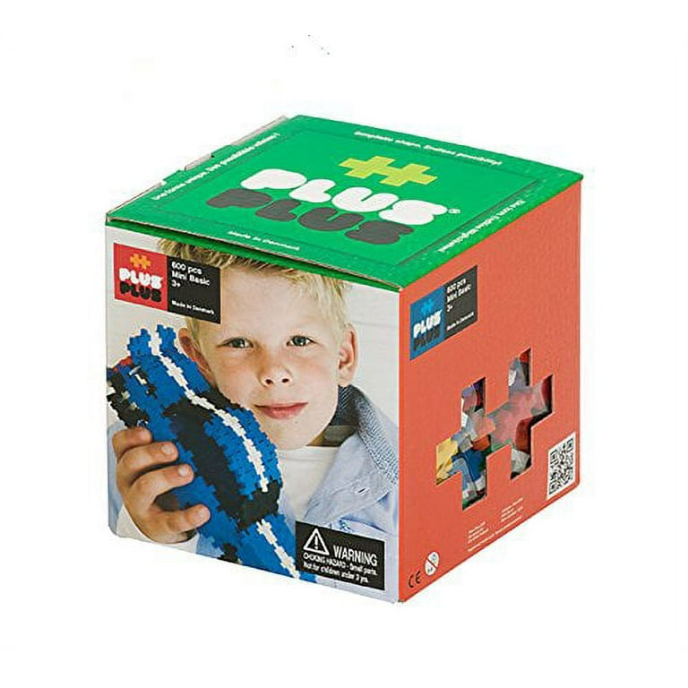 PLUS PLUS - 240 Piece Basic Mix - Construction Building Stem/Steam Toy,  Mini Puzzle Blocks for Kids