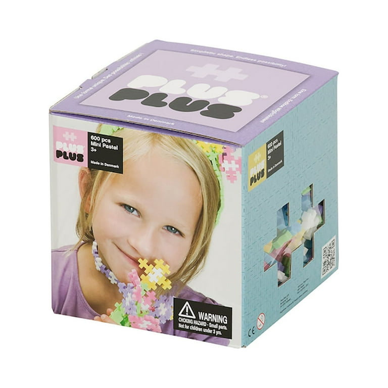 Plus-Plus - Open Play Building Set - 600 pc Pastel Mix