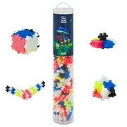 Plus-Plus Open Play Tube - Glow-In-The-Dark Mix - 240 Pieces - Construction Building STEM Toy, Interlocking Mini Puzzle Blocks, Activity Kids Age 5+