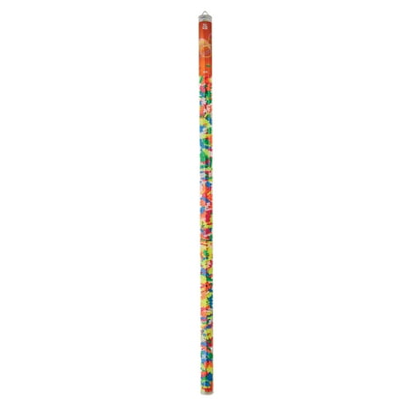 Plus-Plus: Super Tube - Neon Color Mix - 500 Pieces – Construction Building STEM Toy, Interlocking Mini Puzzle Blocks, Open Play Set, Kids Ages 5+