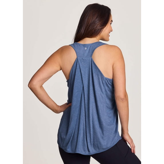 RBX Active Plus Size Women's Twist Back Soft Relaxed Tank Top Tunic