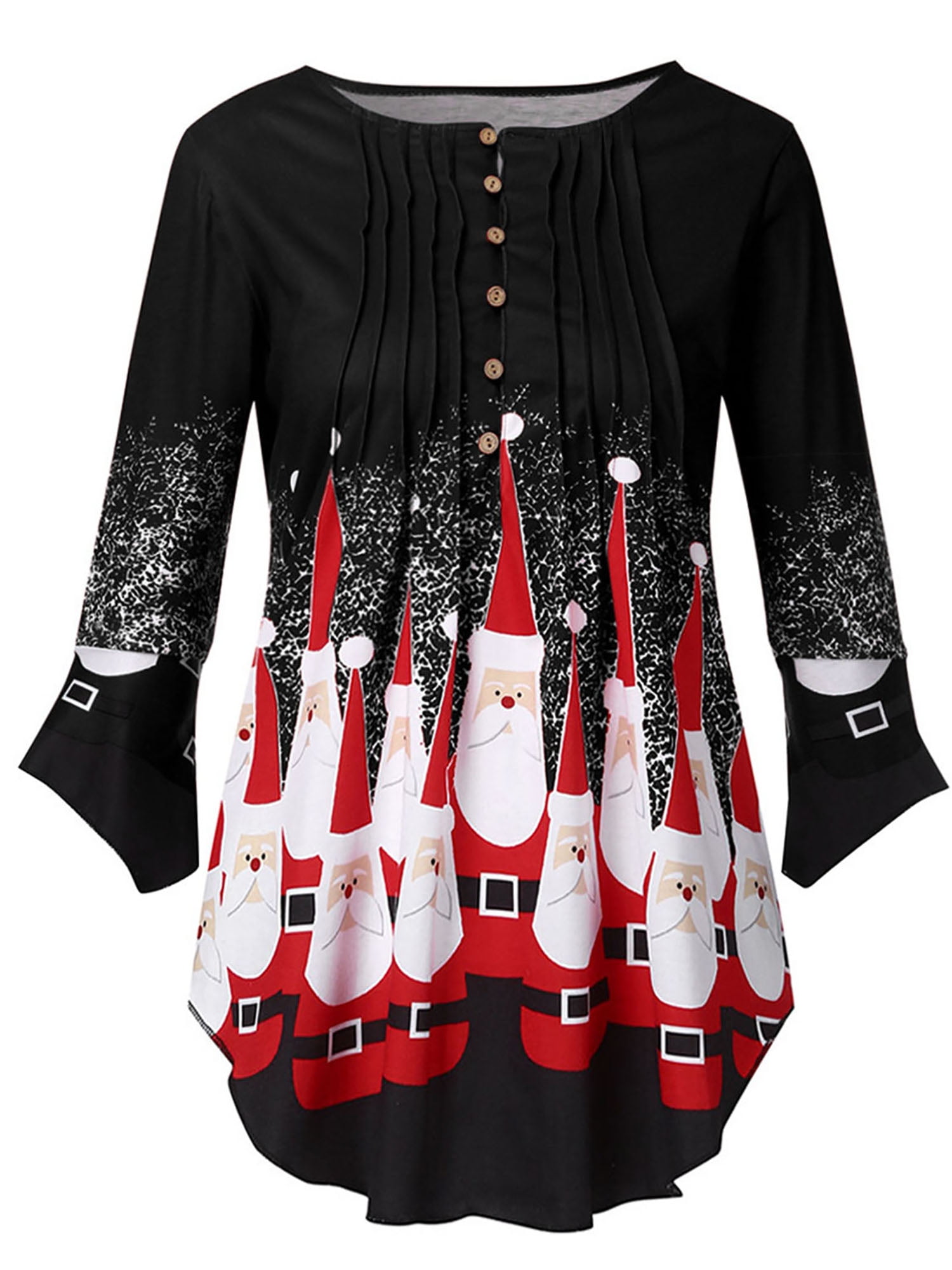 Christmas tunics plus size cheap