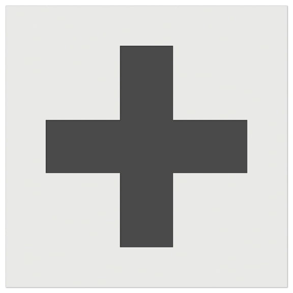 Plus Sign Solid DIY Cookie Wall Craft Stencil - 9.0 Inch