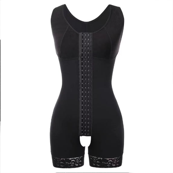 Plus Size 2026 One-Piece Shapewear Lace Button Waist Shaping, Breast Support, Tummy Control Corset for Women