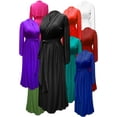thumbnail image 1 of Plus Size 2x Women Kimono Robes Long Black Cotton Bathrobe Lightweight Ultra Soft Sleepwear, 1 of 3