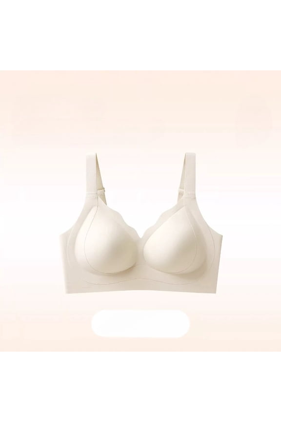 Plus Size 34-46 New Leopard Print Wire-Free Bra Women Minimizer Style Push Up Bra Sexy Exquisite BCD Cup Anti-Sagging Support